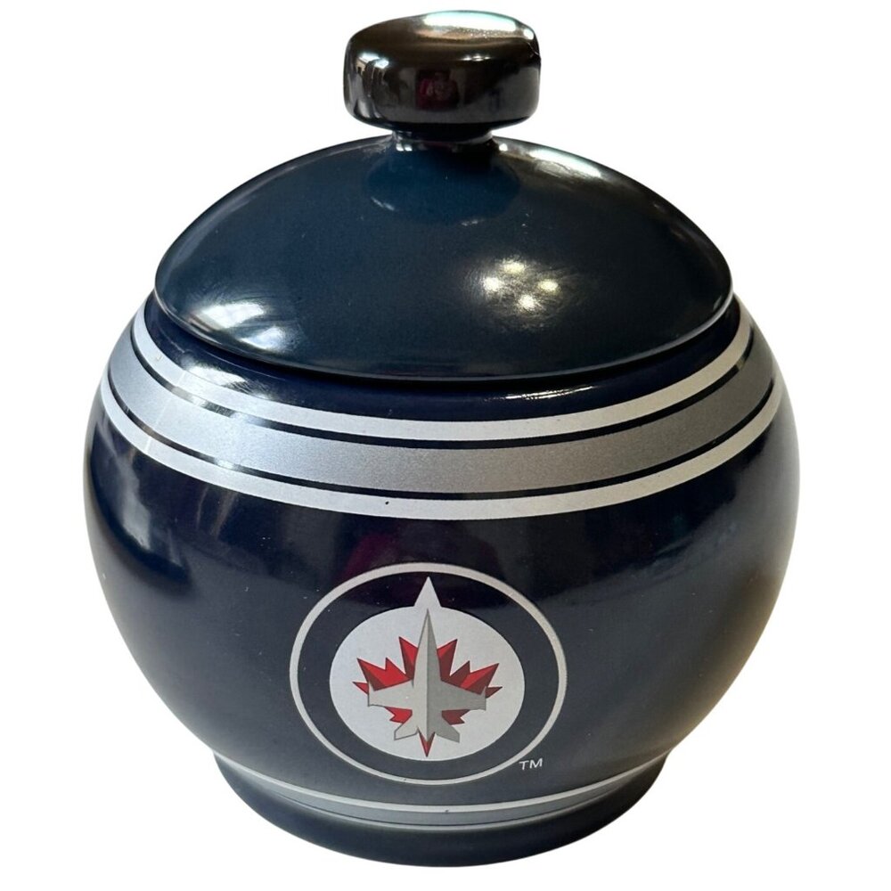 Boelter Brands National Hockey League Winnipeg Jets Ceramic Jar 14 oz. 4.5" Tall